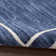 Lucretia Abstract Machine Woven Chenille Indoor/Outdoor Area Rug in Blue