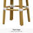 Patio Round Counter & Bar Height Stools Set Of 2 Outdoor Backless Barstools Woven Rattan Bar Chair For Indoor Kitchen Island Bistros Cafe Restaurant-655020416-655020420