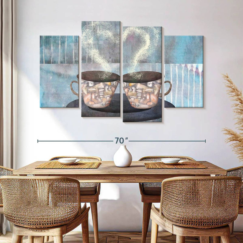 Yarlin Coffee For Two, 42" H x 68" W