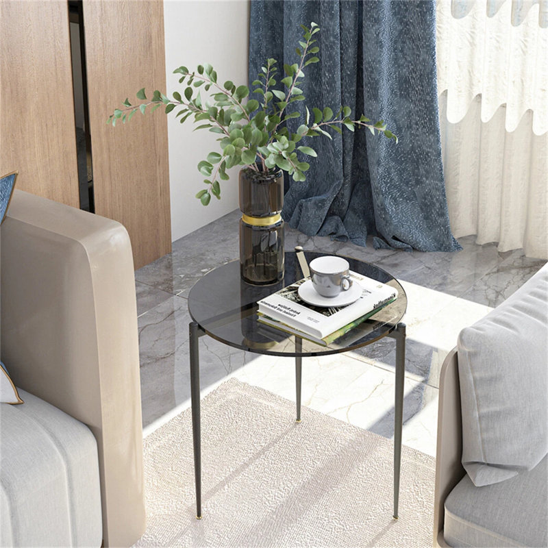 Azjah End Table, Gray