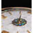 Golden Metal Seashell Free Form Wall Clocks
