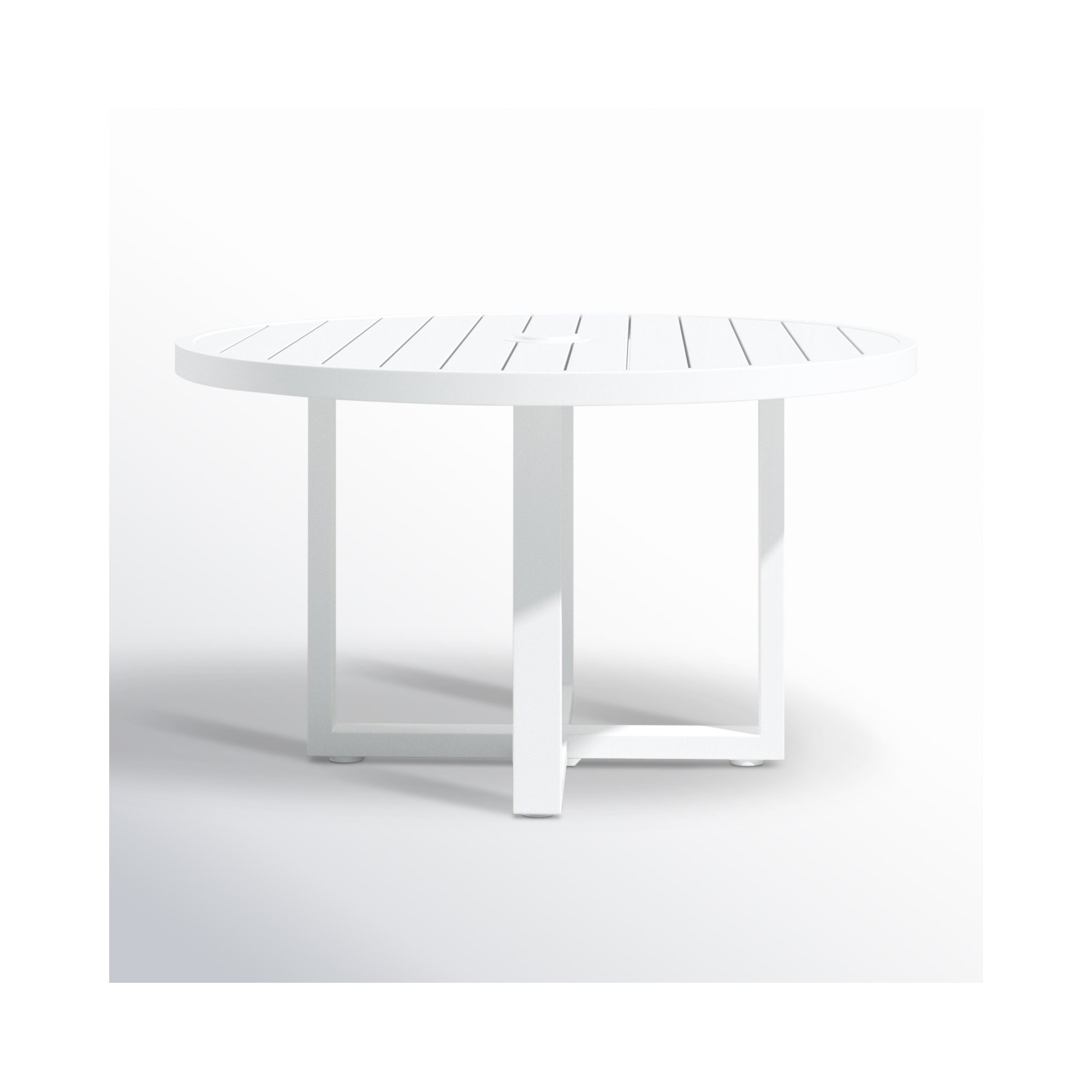 Camela Aluminum Outdoor Dining Table, 50"
