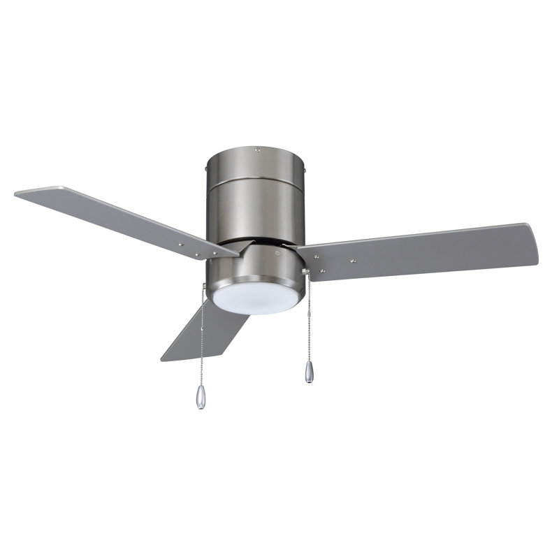 Ventilateur de plafond d'intérieur 3 pales Hodson, 232, Nickel brossé, Nickel brossé
