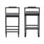 Tabourets de bar rembourrés en velours à hauteur de comptoir pour îlot de cuisine, ensemble de 2 chaises de salle à manger modernes avec repose-pieds-2008935679-2008935676
