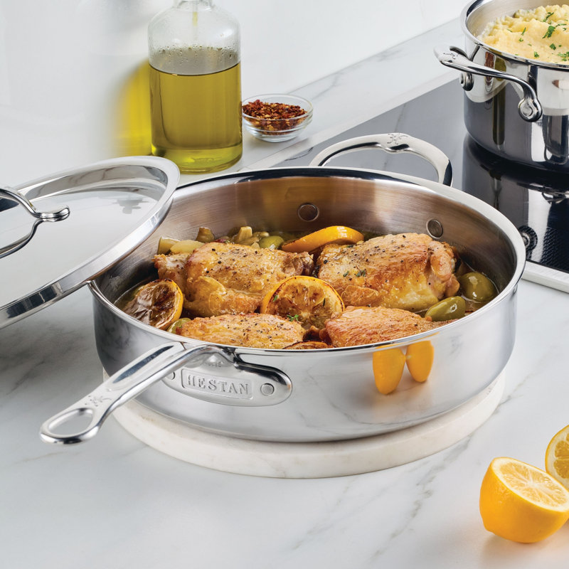 Probond® Luxe 3.5-quart Professional Clad Stainless Steel Sauté Pan With Lid
