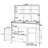 Large Fir Wood Potting Bench,45.3''L Multi-Functional Outdoor Patio Kitchen Island With Hutch, Cabinets,Drawers & Hooks ,Large Countertop For Gardening, Grill-129457800