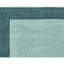 Wool Area Rug in Aqua