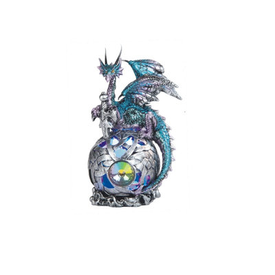 Emeraude Home Office Dragon Holds Sword Figurine