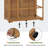 3.73' W x 1.98' D Wooden Greenhouse with Openable Roof Vent and Adjustable Shelves