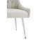 Chaise de salle à manger rembourrée en cuir moderne avec dossier capitonné à losanges - confortable et élégante pour la salle à manger, le bureau et le café (ensemble de 2)-528667148-528667144-528667150