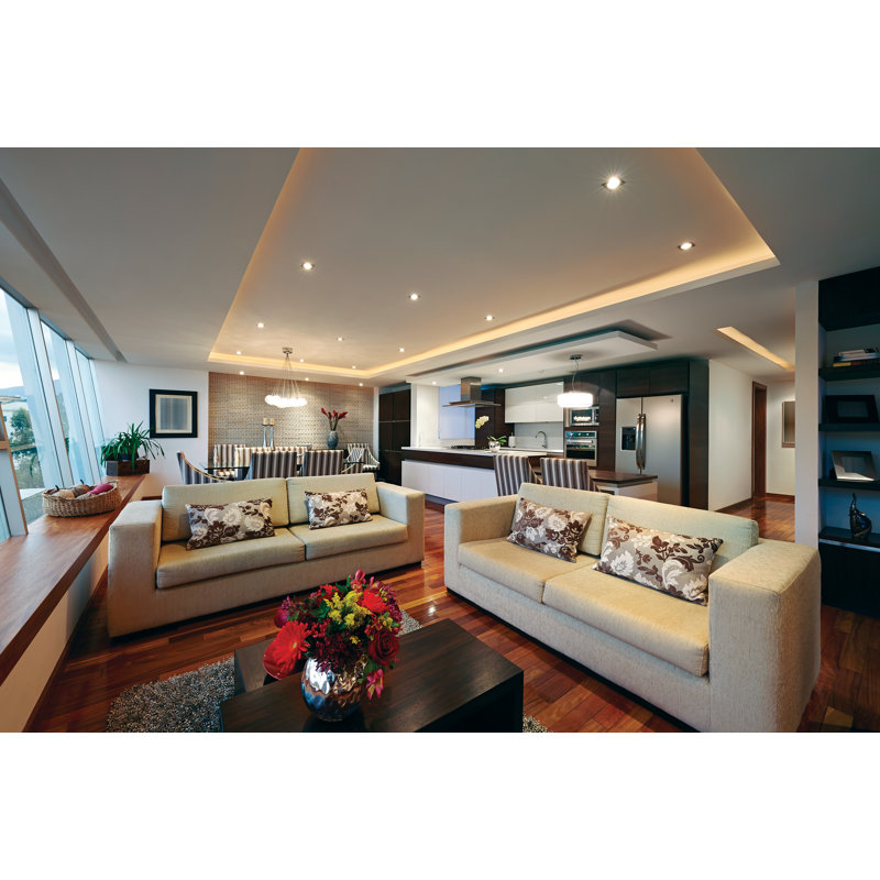 Matte White 4'' Aluminum LED Recessed Lighting Kit