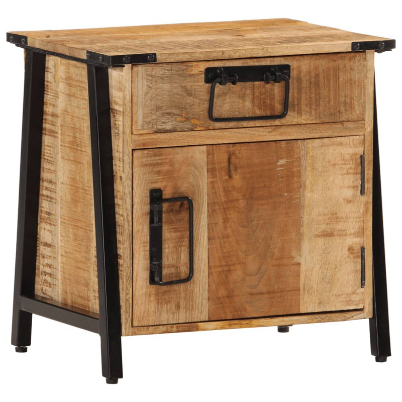 Ronneby 40 cm W Iron Bedside Table