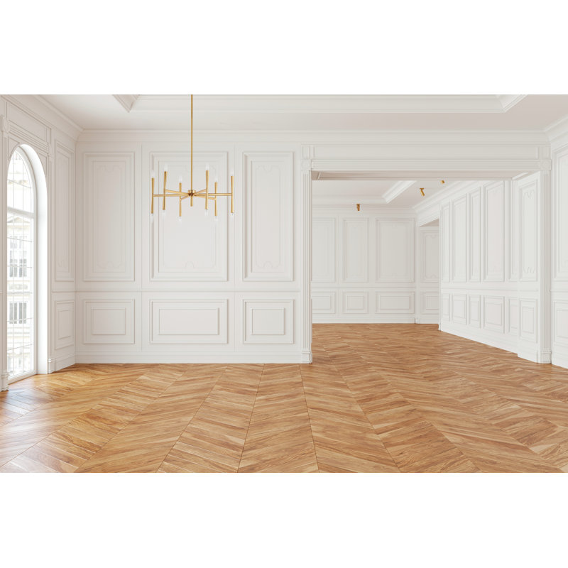 Monstair 12 - Light Dimmable Modern Linear Chandelier, Satin Brass