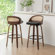 Leeana Swivel Faux Leather Counter & Bar Stools