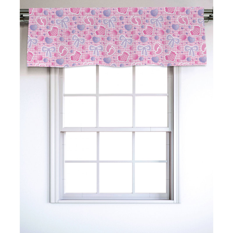 Sateen Ruffled Window Valance