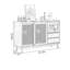 Buffet bas de 47,2 po