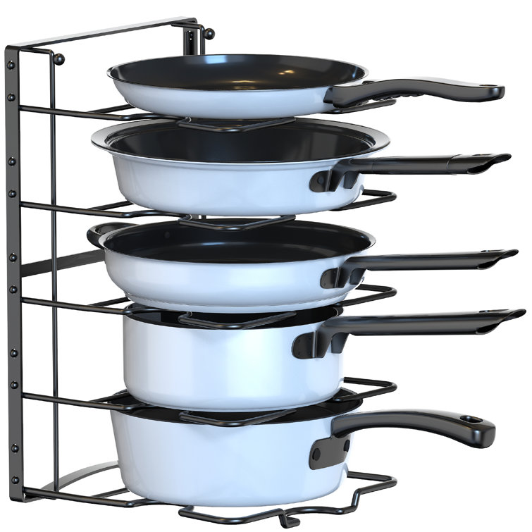 Metal Oval Countertop / Cabinet Pot Rack