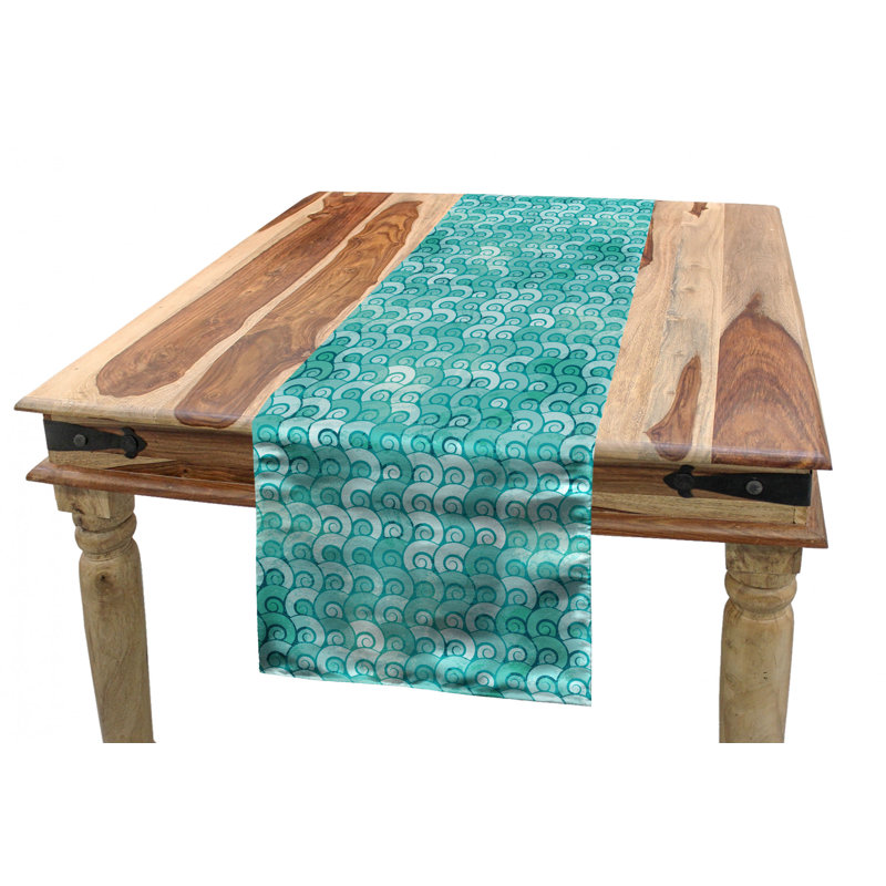 Chemin de table géométrique, 72 po x 16 po