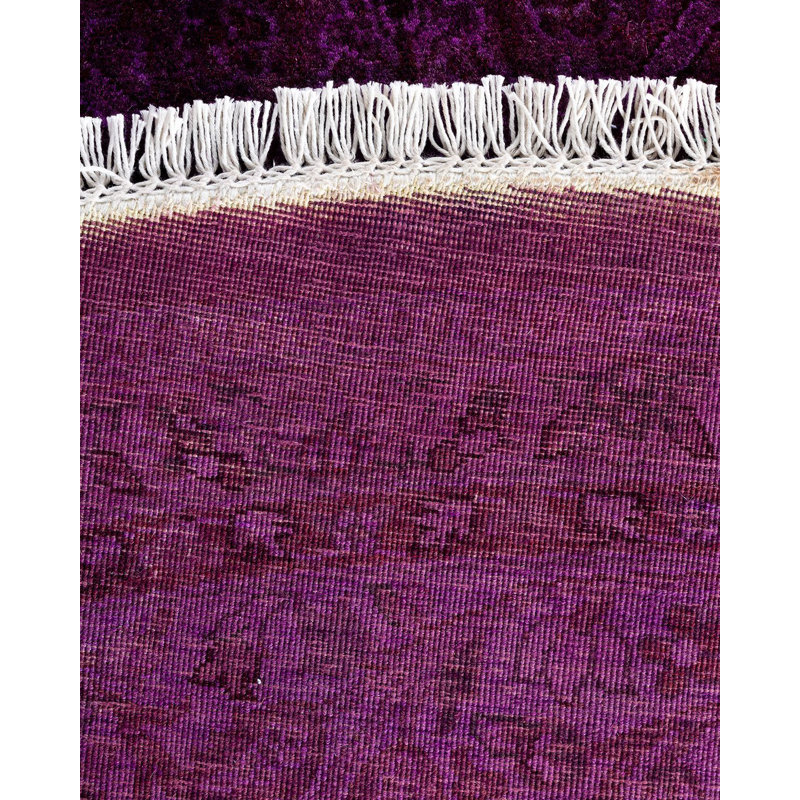 Overyed One-of-a-Kind Round 6'1" X 6'1" Hand Knotted Area Rug