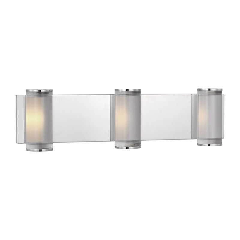Esfera 3 - Light LED Bath Bar, Polished Nickel