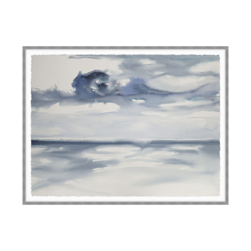«Pensif Seas 2», impression encadrée sur papier par Studio L57, H 15,75 po x l 21,75 po