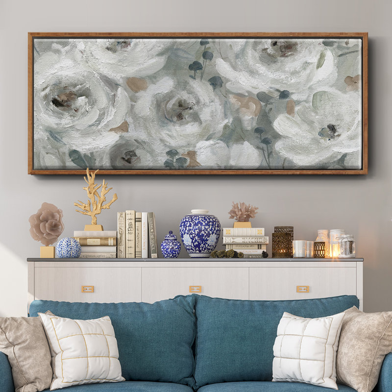 «Neutral Symphony», toile encadrée, H 20 po x l 50 po