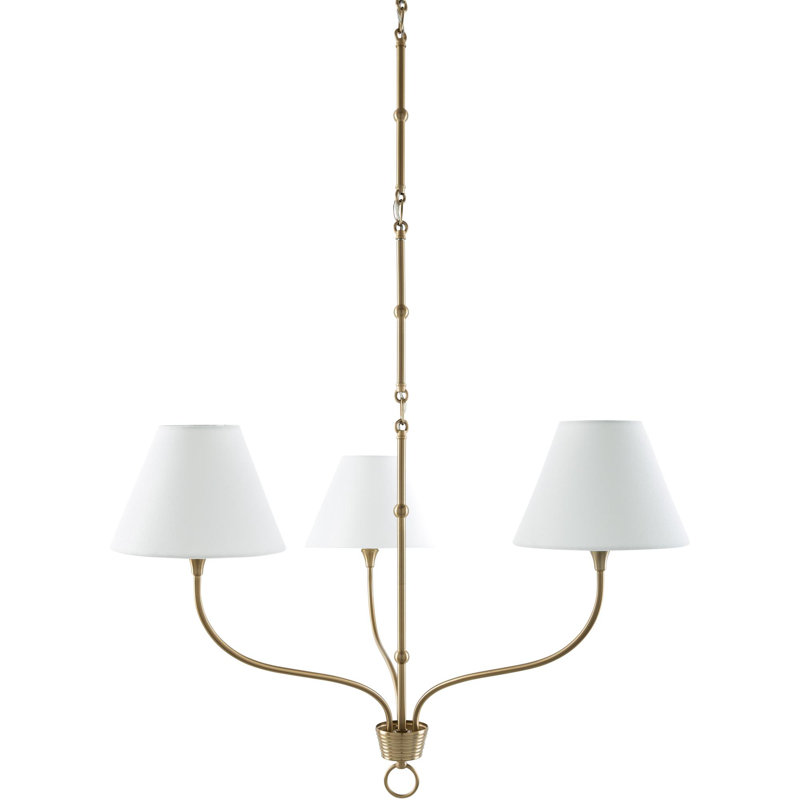 Iron 3-Light Chandelier