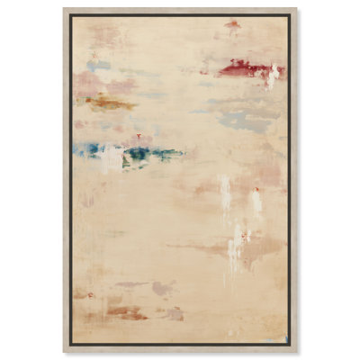 Rose Dust Framed Canvas Print Boho Wall Art by Art Remedy, Blonde Frame, 20 x 30