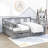 Pavillion Full Size 2 Drawers Wood Daybed-1096266187