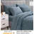 Washed Microfiber 7-Pieces Honeycomb Comforter Set with Sheets-209390779-209390782