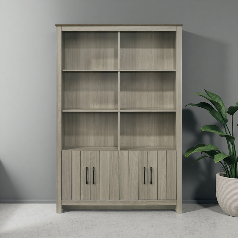 Bibliothèque l 47 "avec portes d'armoire