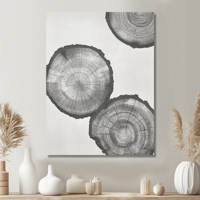 «Grey Celestial Balance», reproduction d'art sur toile encadrée arbres