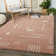Tapis géométrique à poils longs Morin