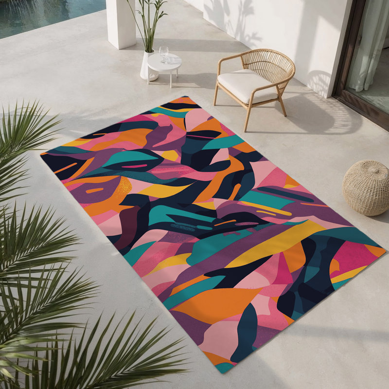 Starlight Glow Indoor And Outdoor Area Rug, Rectangle 8' x 10'