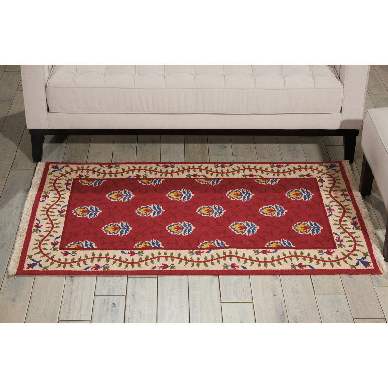 Cacho Wool Oriental Indoor Rug, Rectangle 3' x 5'