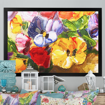 " Sunlife Yellow Flowers Painting II "