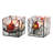 Beautiful Birds Stained Glass Candle Holder Set - River Of Goods