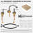 Widespread 2-handle Bathroom Faucet with Drain Assembly-46773496