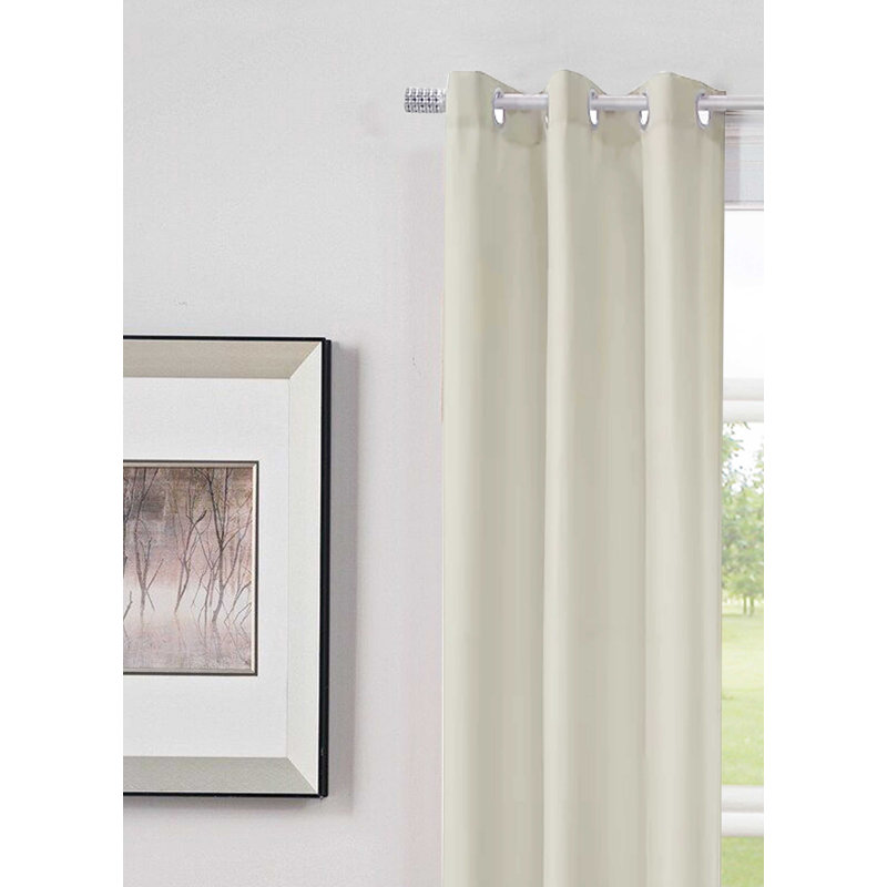 Lapham Semi Sheer Curtains / Drapes Pair, Ivory