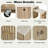 Fluted Kitchen Island With Extendable Dining Table, Power Outlet,  Double-side Storage, 2 Drawers And 2 Side Open Shelves-1312459690-1312459691
