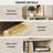 Nordic Style Cabinet,Coffee Bar Cabinet,Buffet Cabinet With Storage,With Adjustable Shelf-445551085