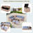 6-piece All Weather Pe Rattan Sofa Set With Adjustable Seat, Storage Box, Removable Covers And Tempered Glass Top Table