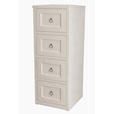 Raina 17.25'' Wide 4 -Drawer Solid Wood File Cabinet