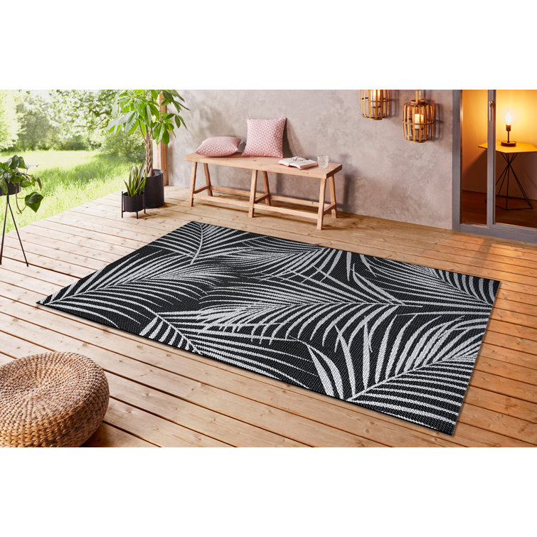 Abeilles Flatweave Grey/Black Rug