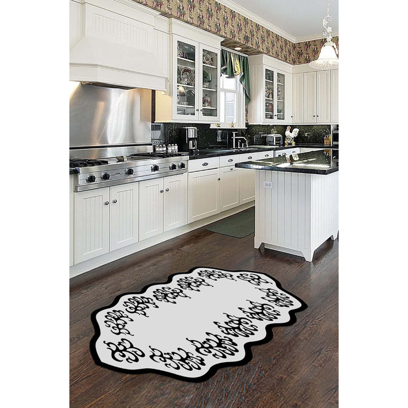 Stylish Woven Carpet (4.6 x 7.2 ft), 100% Polyester, 0.3 in Pile Height | Antibacterial & Non-Slip Underside, Machine Washable | Durable with 3D Digital Printing, Perfect for Living Room & Bedroom Decor