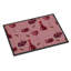 Vin rouge 36 po x 24 po tapis de porte extérieur antidérapant Wireman-1246218625