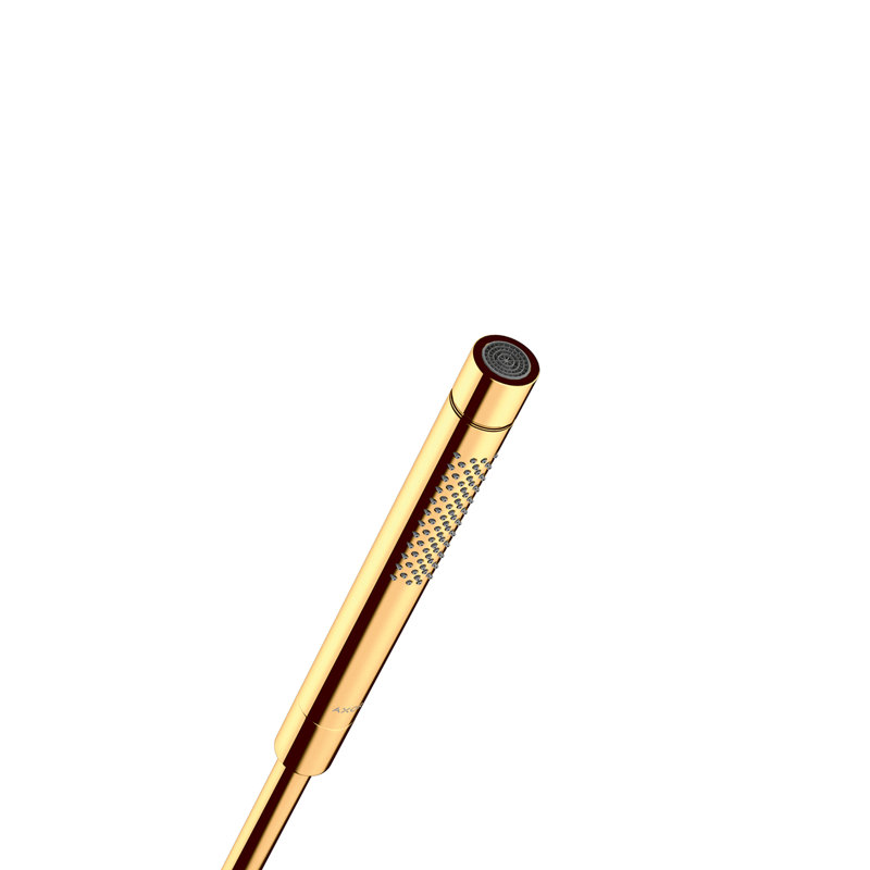 Starck Full Low Flow Shower Head, Polished Gold, 1.75 GPM