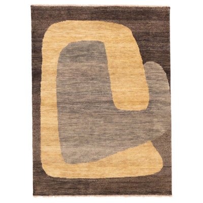 Peshawar Ziegler Brown Rug 5'1" x 6'9"