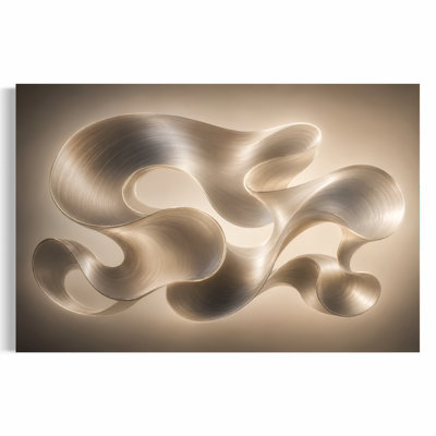  Reproduction d'art mural en acrylique de qualité supérieure Auralux, œuvre d'art sculpturale abstraite moderne, décoration murale de qualité galerie pour salon, chambre à coucher, bureau, entrée