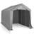 8 Ft. W X 12 Ft. D Metal And PE Cloth Storage Shed (96 Sq. Ft.)